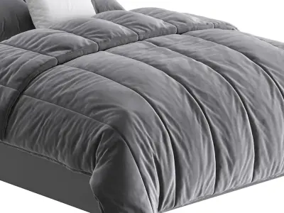 Yardley Upholstered Ottoman Bed Frame 3D model