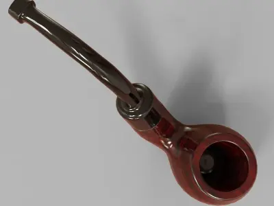 Tobacco Pipe 3D model