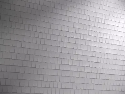 Old wooden shingles 01 PBR Texture