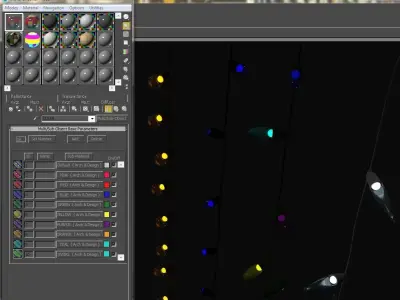 LED String Lights 3D model