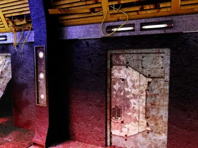 Sci-fi Corridor 3D model