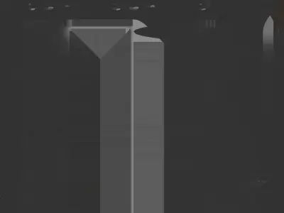 Ceiling Light Low-poly 3D model 3
