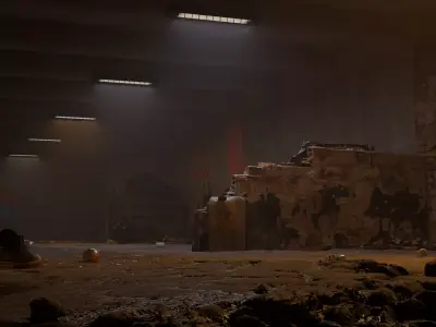 Underground passage 3D model