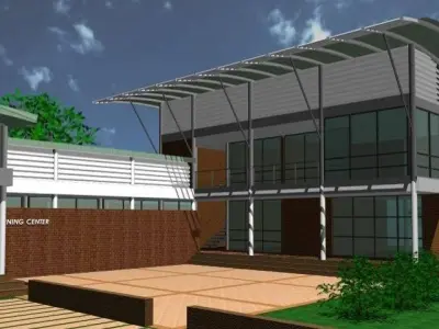 Small library 2003 3D model