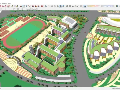 Sketchup Highschool or College 239 3D model