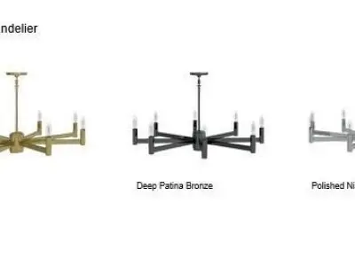 Delany Chandelier 3D model