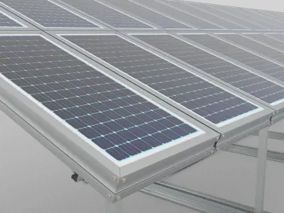 Solar Energy System 3D model