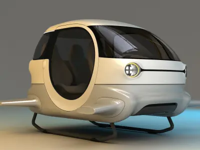 Kancil EV-8 Fly 3D model