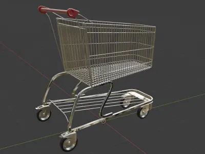Shopping Cart 3D model