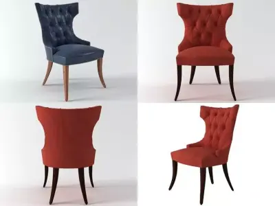 A C 2901S four different chairs 3D model