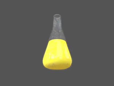 Laboratory Bottle v2 004 Low-poly 3D model