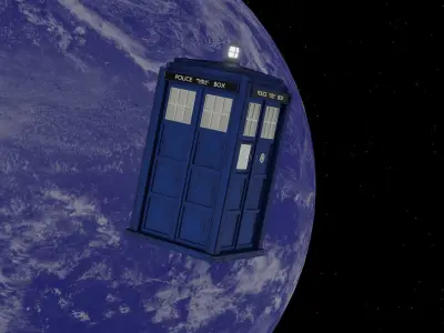 Tardis Exterior 3D model