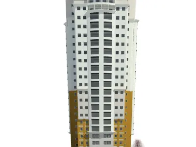 Residential Building 3D model