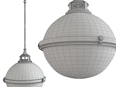 Fletcher Pendant Light Low-poly 3D model