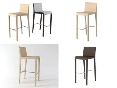 Barstool 01 3D model