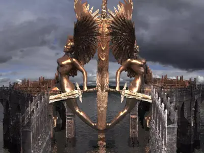 Arthurian bridges 6 3D model