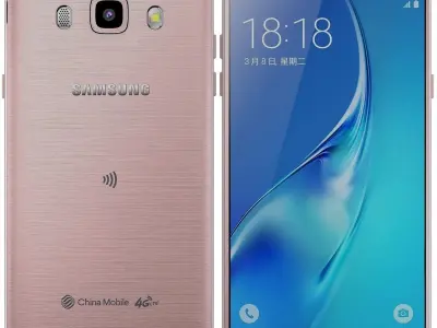 Samsung Galaxy J5 2016 Rose Gold 3D model