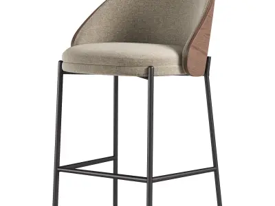Kave Home Easy Bar Chair 3D model