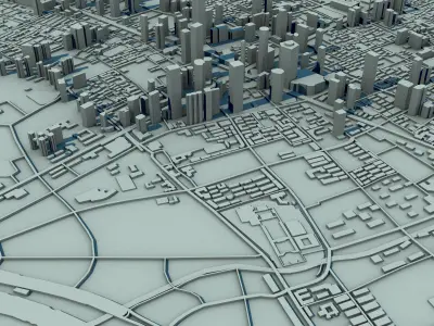 Nanjing City Jiangsu China 3D print model
