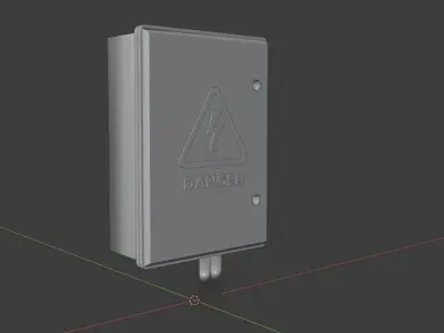 Electric Box Free 3D model