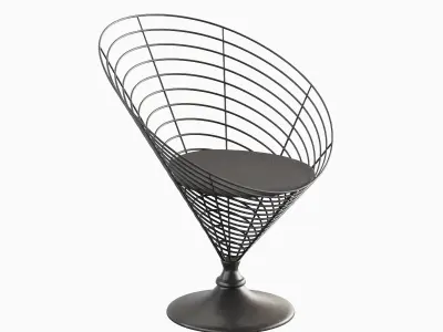 Wire Cone Chair 03 3D model