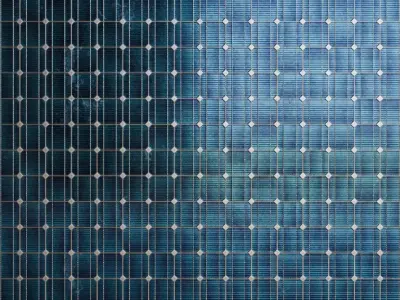 Solar Panel Metal Material PBR Seamless Texture