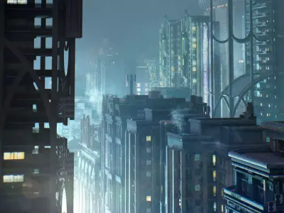 Cyberpunk 3D Pack  Low-poly 3D model