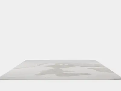 Cotton Rug Low-poly 3D model