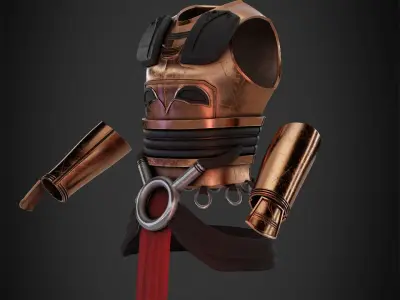 Star Wars Darth Revan Armor for Cosplay 3D print model