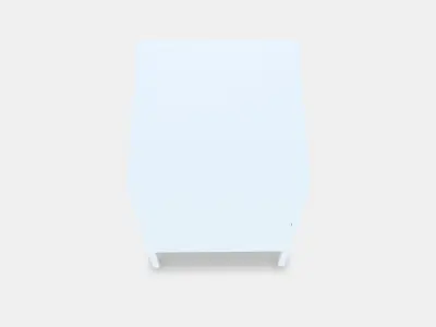 HALLAN Storage combination with doors 3D model