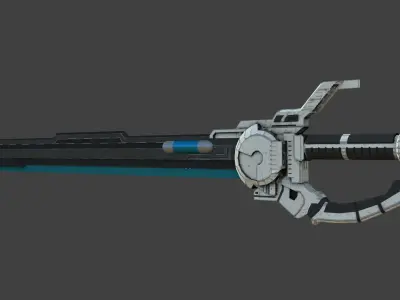 SciFi Futuristic Blade - Updated Low-poly 3D model