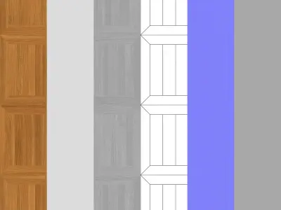 Parquet - Laminate - Wooden floor 3D model 31