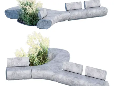 Tree line one 3D model