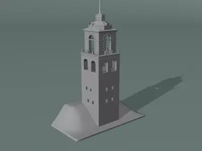 Pskov Bell Tower for 3D Printing 3D print model