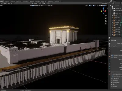 Herods Second Temple 3D model