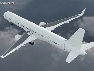  Boeing 757-300 with Cabin and Doors Rigged 