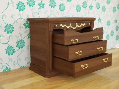 Chest Of Drawer 3D model
