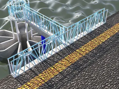 Reservoir of Kechut 3D model