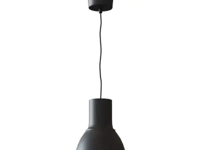 HEKTAR Pendant lamp dark gray 22 cm 3D model