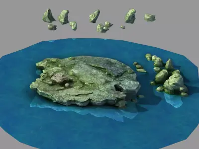 Unforgettable Forest - Stone Basin 34 3D model