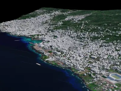 Moroni - Comoros 3D model
