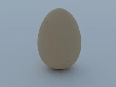 Egg Food 3D model
