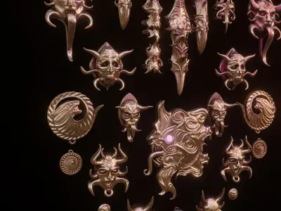 Gortash Cloth of Authority Cosplay Set Baldurs Gate 3 3D print model