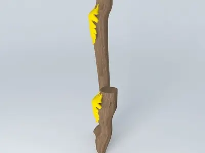 wooden fold Free 3D model