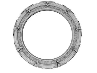 Stargate Drink Coaster 3D print model