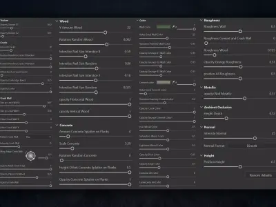 Plaster Game Ready - Vol 02 - SBsar - Maps Texture