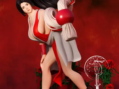 Mai Shiranui Street Fighter SFW and NSFW  Ready For 3D Printing 3D print model
