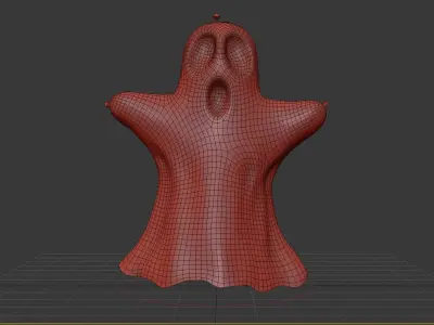 halloween ghost 3D model