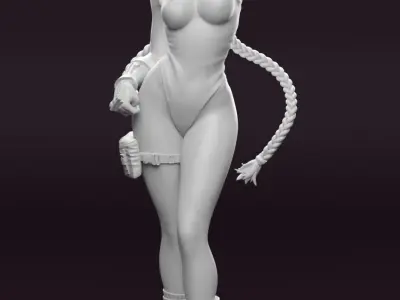 Cammy from Street Fighter V 3D print model