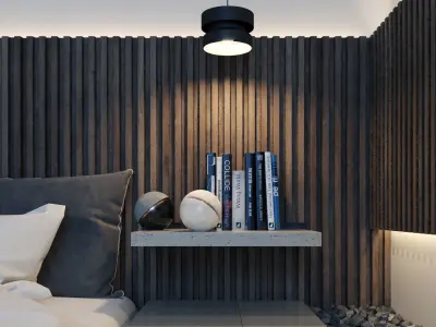 Modern Bedroom Design 3D model get